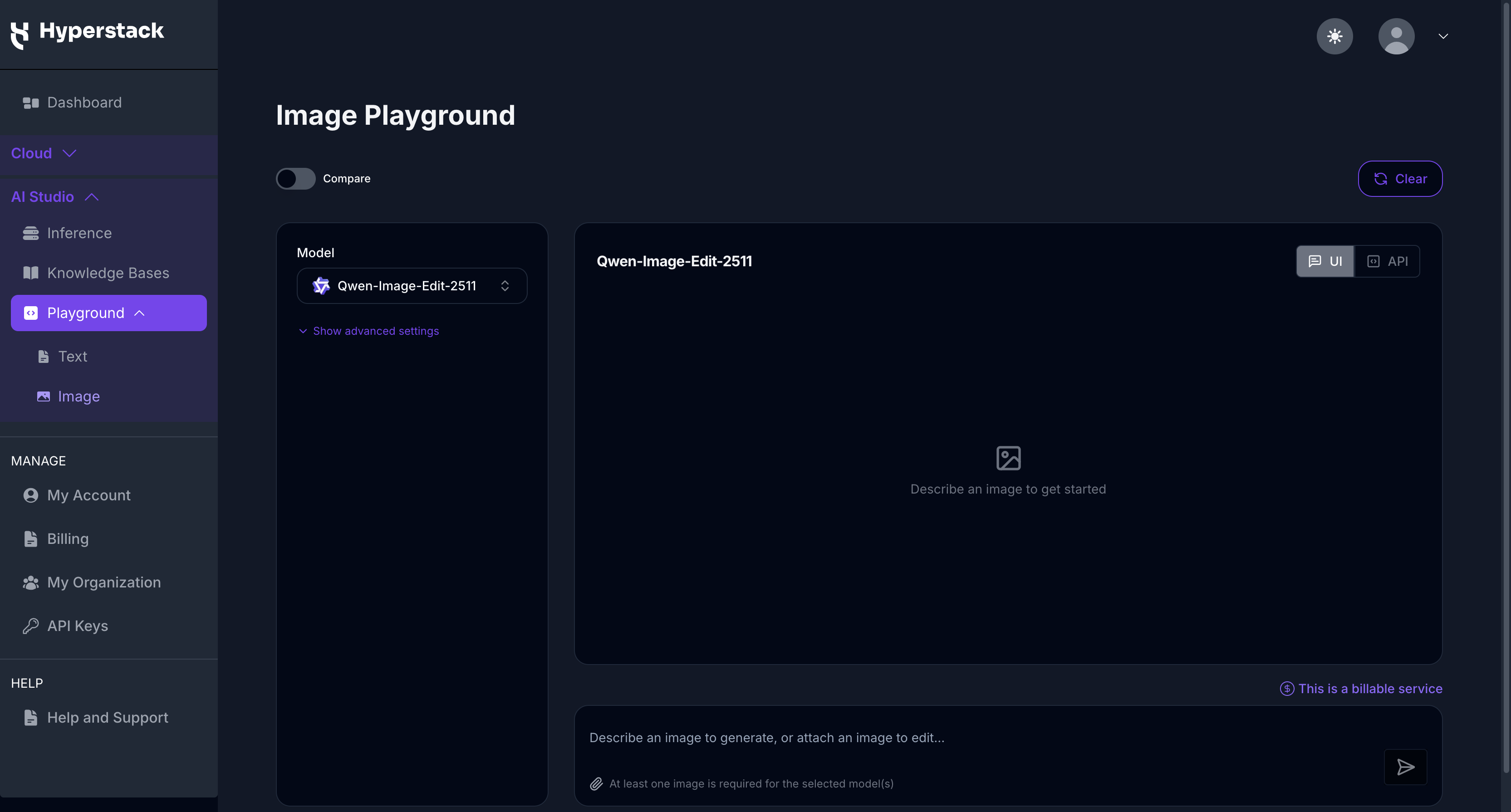 Image Playground - Page