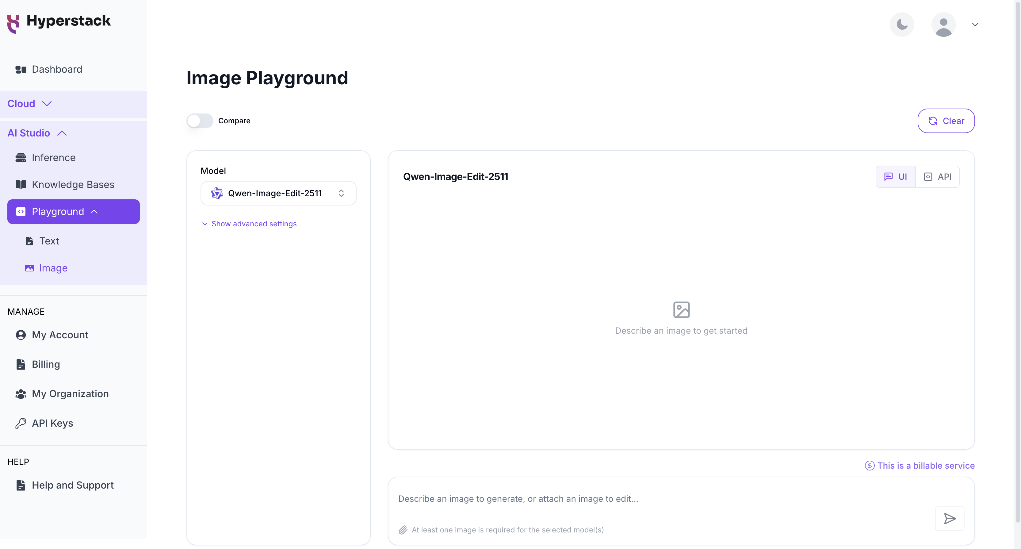 Image Playground - Page