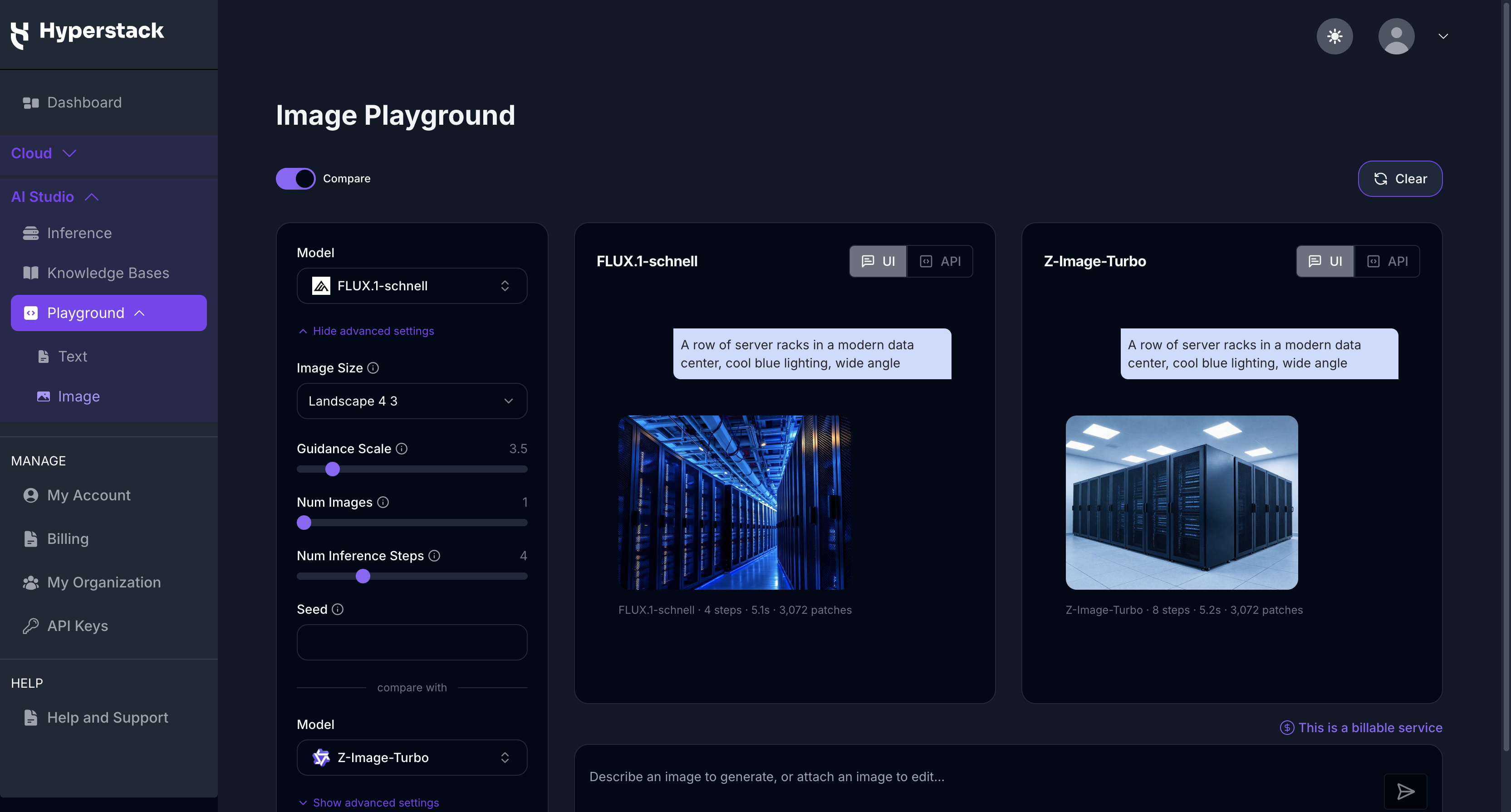 Image Playground - Compare