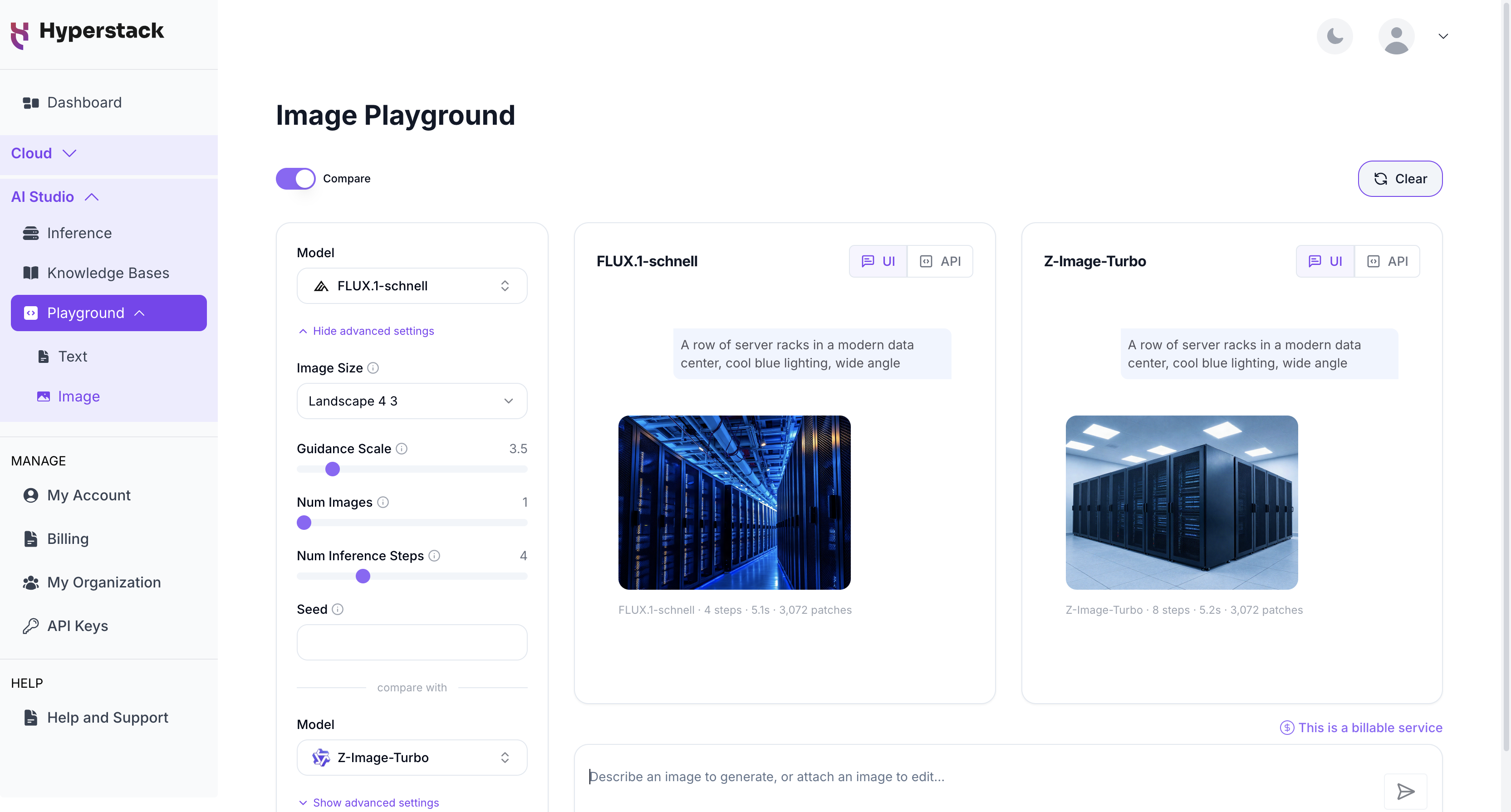 Image Playground - Compare